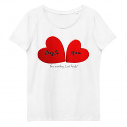 Single Mom Women's fitted eco tee copy