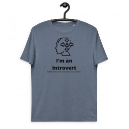 Introvert organic cotton t-shirt 2